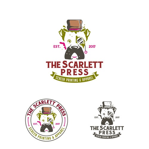 logo for Scarlett press