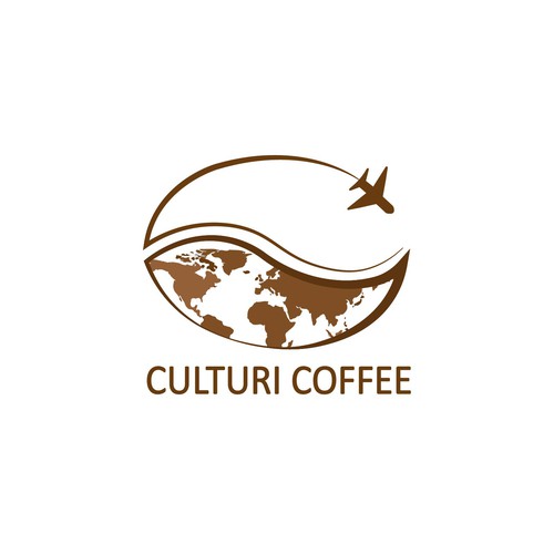 logo concept for a global coffee shop