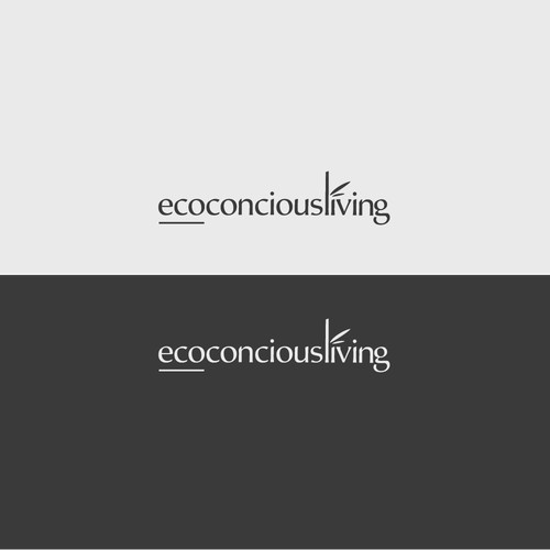 Minimalist logo for business selling eco cleaning products