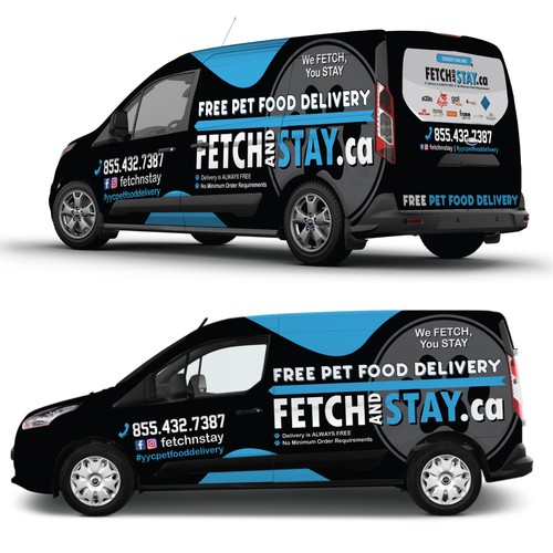 Fetch and Stay Vehicle Wrap