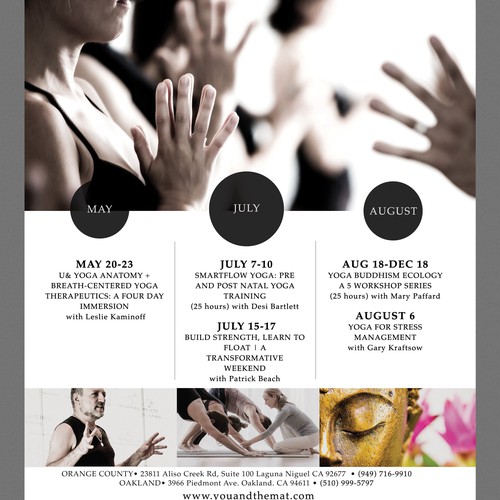 Yoga Events Flyer