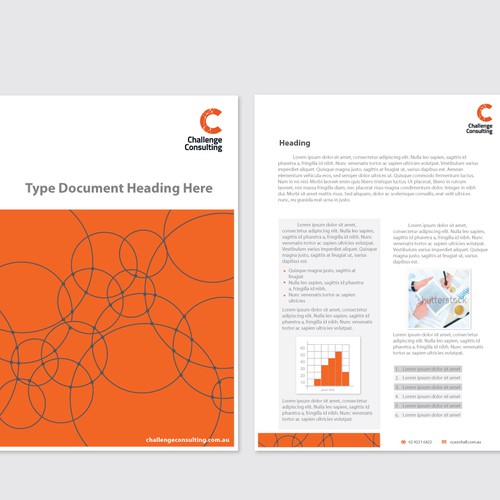 Create a Word Template for Brochures