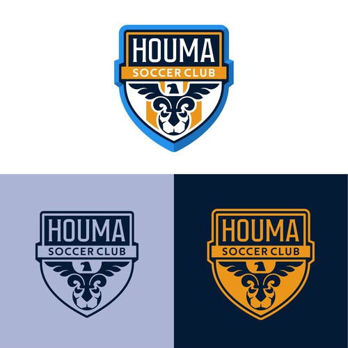 winning logo for Houma soccer club