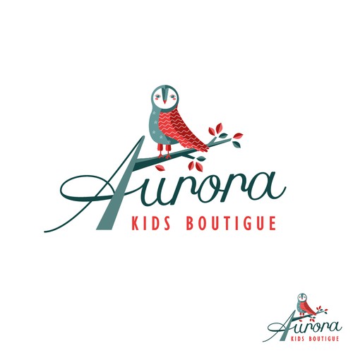 Beautiful, stylish logo design AURORA