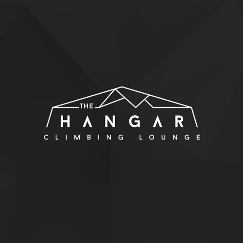 abstract logo for The Hangar Climbing Lounge