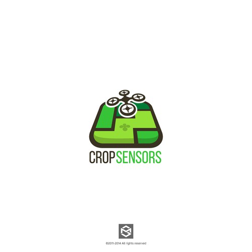 Create a new logo for drone-based business Crop Sensors