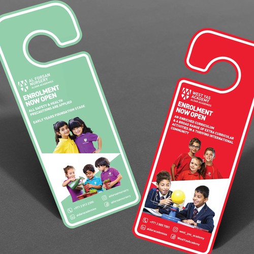 School Enrollment Door Hanger Campaign