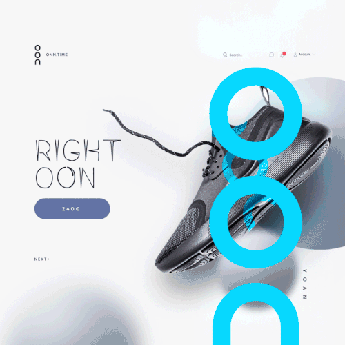 1-1 Project 'OON' App UI /UX and Webdesign 