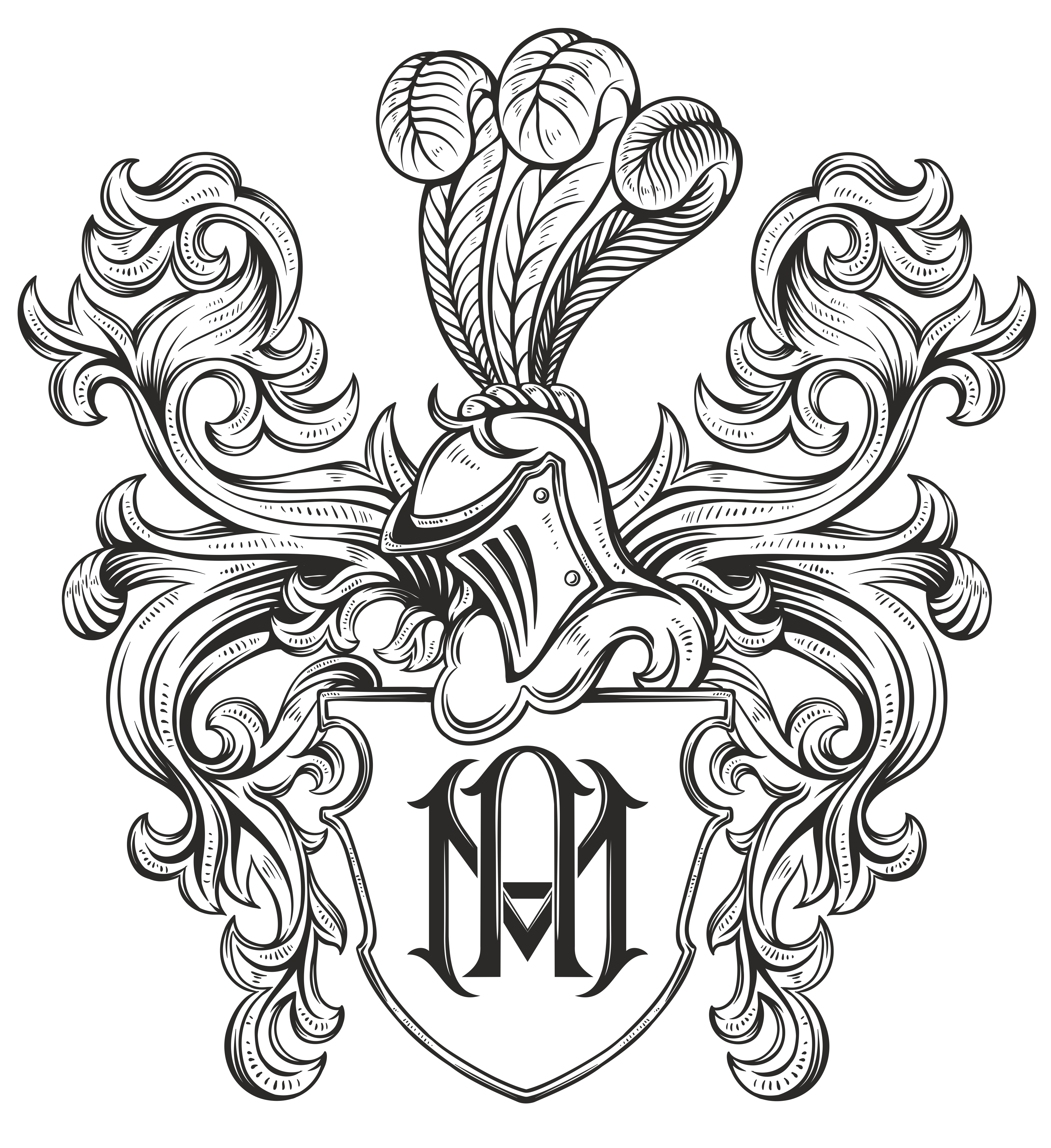 Modedesigne im美好Wappen-Style (Hauch冯Eleganz)