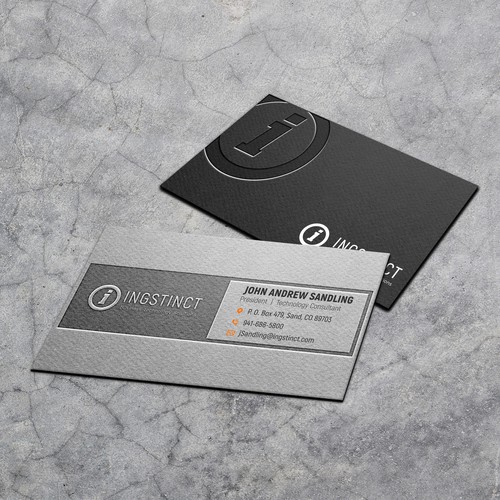letterpress business card