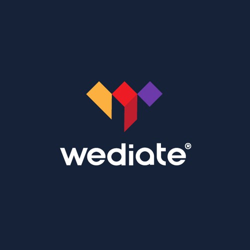 Logo Design for Wediate Fintech Construction
