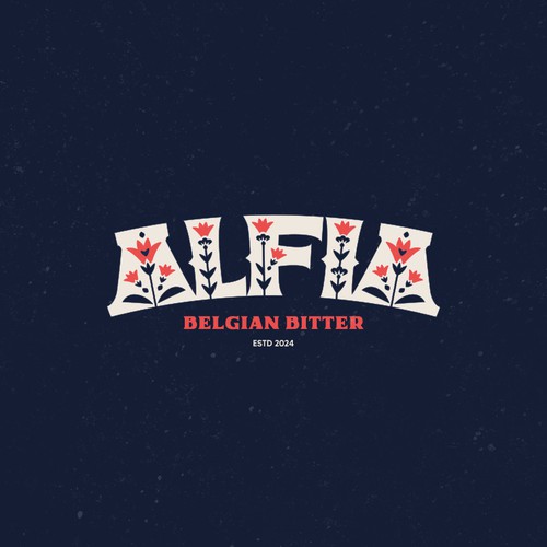 Belgian aperitivo logo design