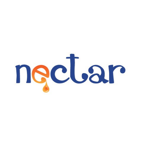 Create a logo for NECTAR, an organic juice, smoothies, sno-cones, & snack bar.