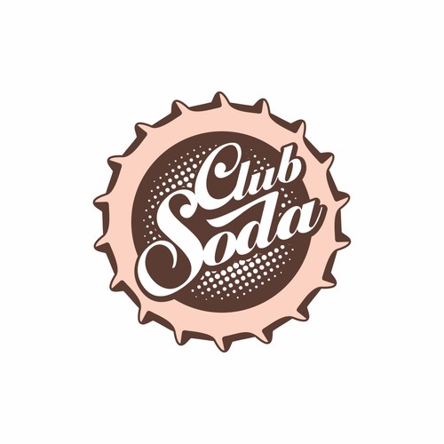 Soda Shop logo for the name Club Soda!