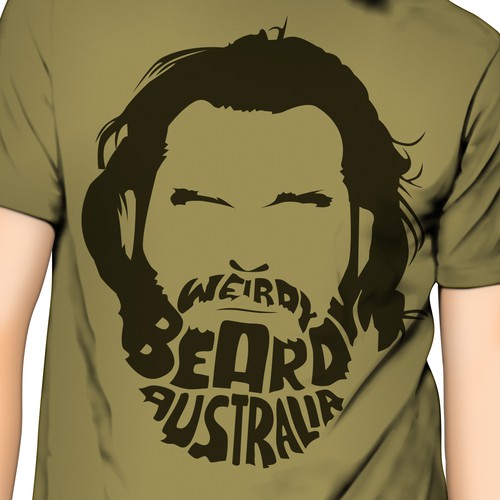 Bearded gentlemen need your help to look sharp with the coolest brand T shirt in town.