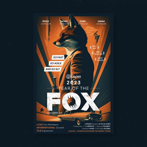 Year of the Fox Poster Design