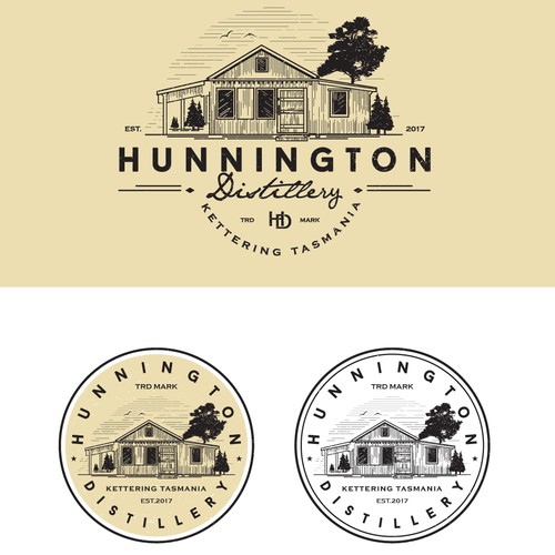 Logo for new distillery company