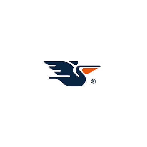 Pelican roofing logo concept