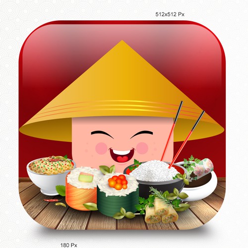 App Icon Winning Entry For Asian Chef