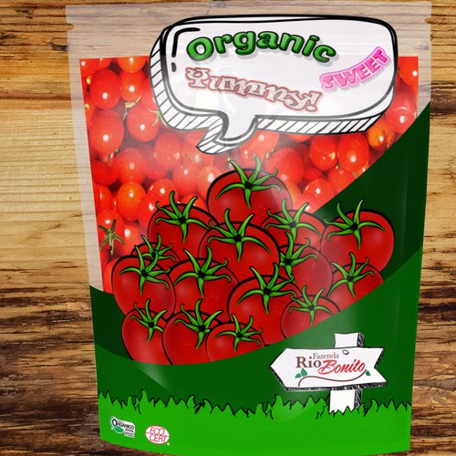 Sweet Organic Tomatoes in Pouches for KIDS!!!