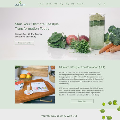 Supplement Website Design
