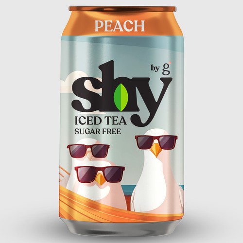 Iced tea can design