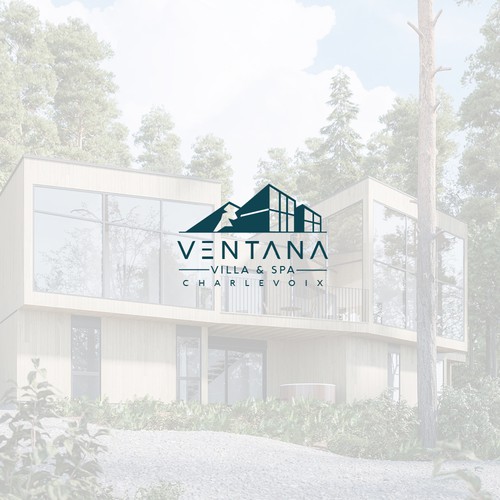 LOGO for a luxurious Airbnb Villa in Charlevoix, Canada