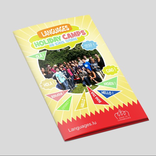colorful brochure