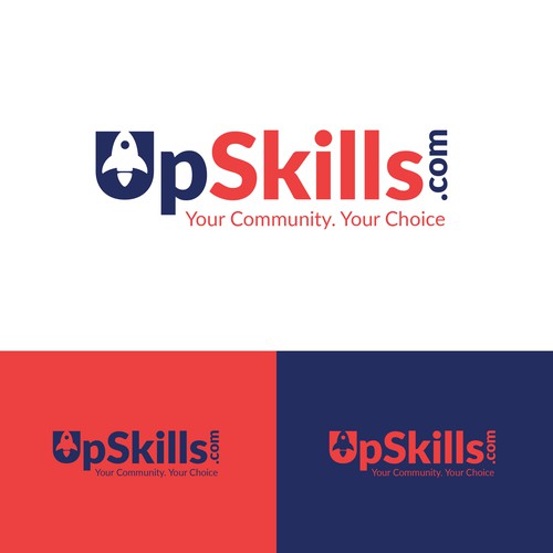 Logo Concept UpSklils.com
