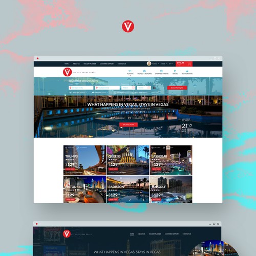 Travel Portal Website Design