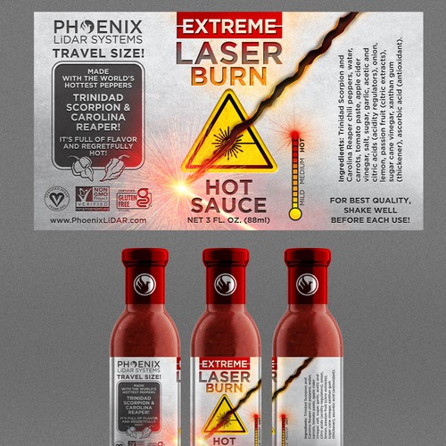Hot Sauce Label Design