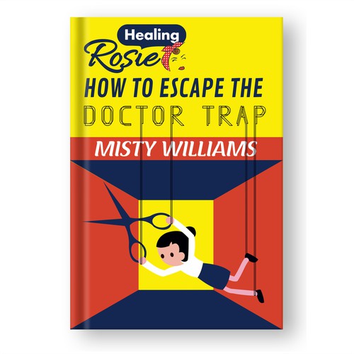 Design a book cover for women in mid-life who have struggled with flabby, foggy and fatigued.