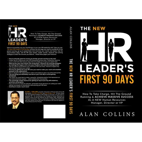 Book cover for a business HR book