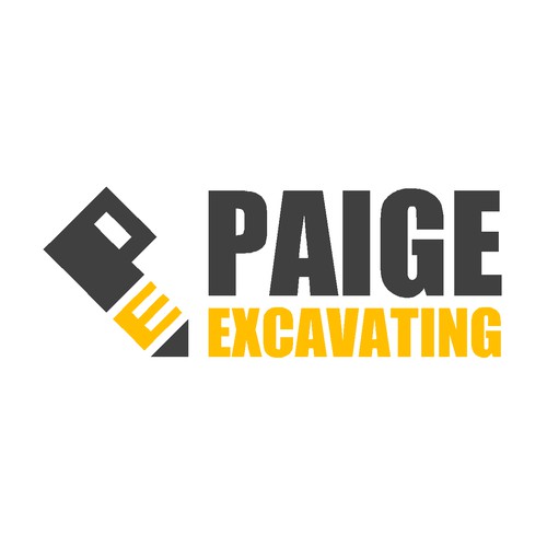 sleek and professional excavation logo