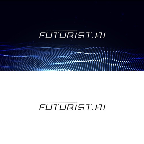 Wordmark logo for futuristic technologies portal