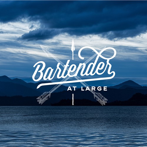 Logo for a bartender that travels 