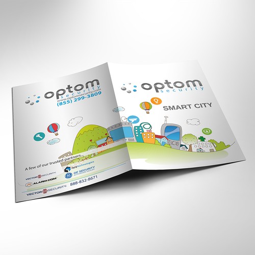 Brochure for "Optom security"