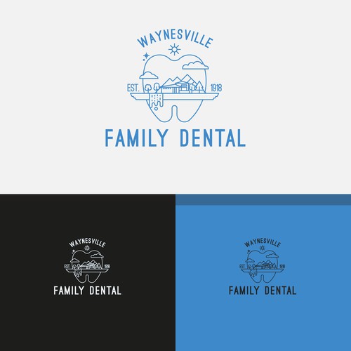 Sophisticated and friendly logo for family dental office