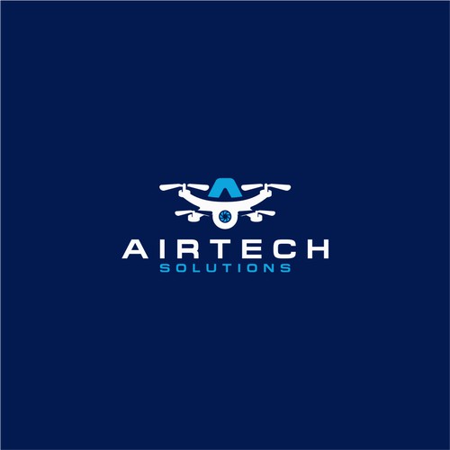 drone shale letter A logo