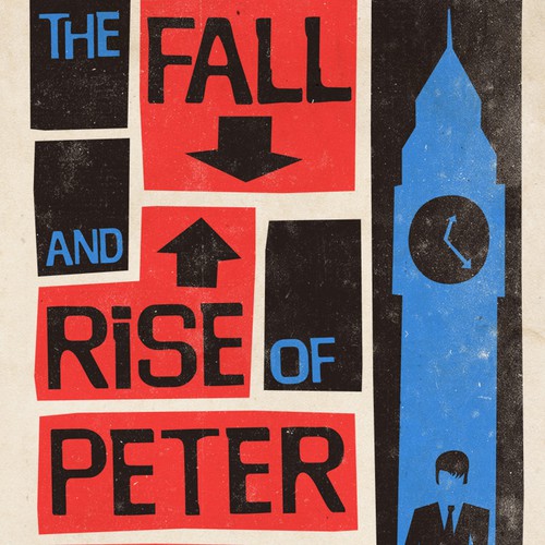 Book Cover design for "The Fall and Rise of Peter Stoller"