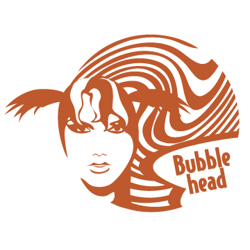 Bubble head logo