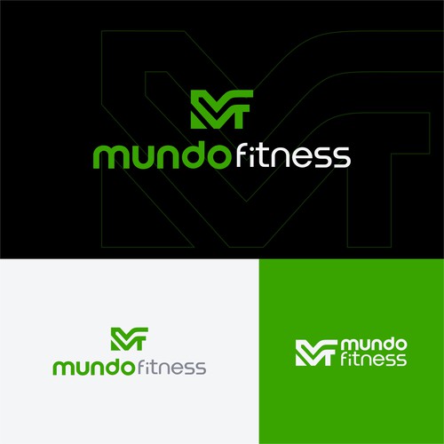 Design Contest Letter MF for Mundo Fitness
