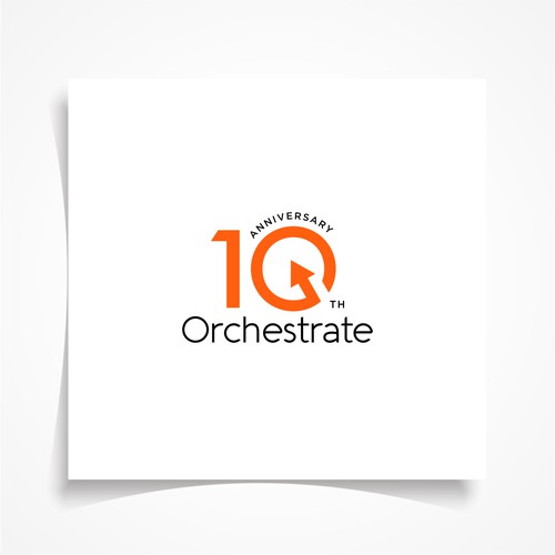 10 Year Orchestrate Logo