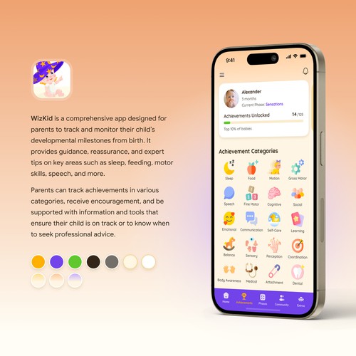 Design a Supportive Milestone Tracking App for Parents to Monitor Child Development