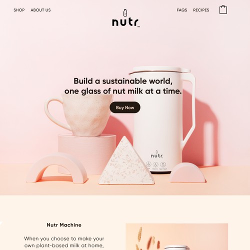 Nutr Shopify Webdesign