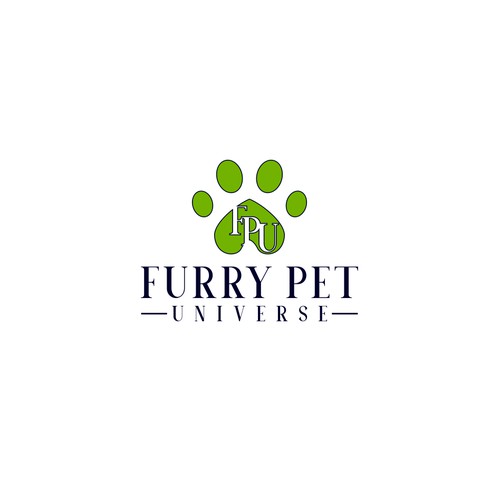 logo concept Furry Pet Universe
