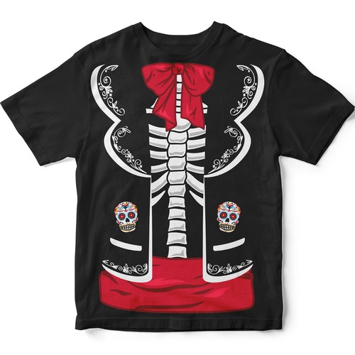 The winning t-shirt design for a project inspired by the Mexican holiday