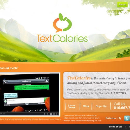 Landing Page Design