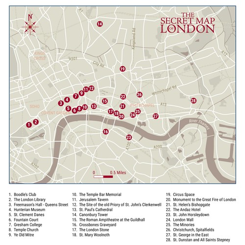 Site location map for print publication