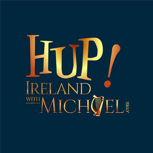 Ireland with Michael logo design